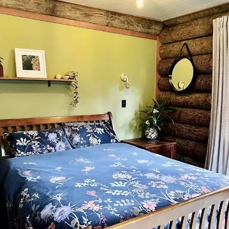 Coromandel Secluded Log Cabin Retreat Hikuai Exterior photo